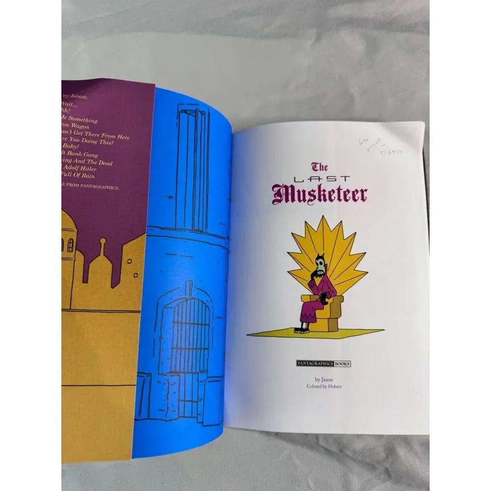 The Last Musketeer by Jason, 1st Ed Fantagraphics Books Paperback, Great Comics!
